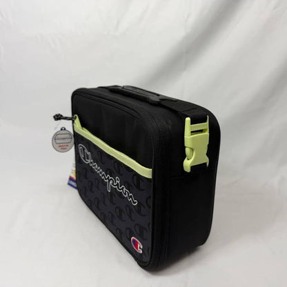 Champion Lunch Bag Black/Yellow Side