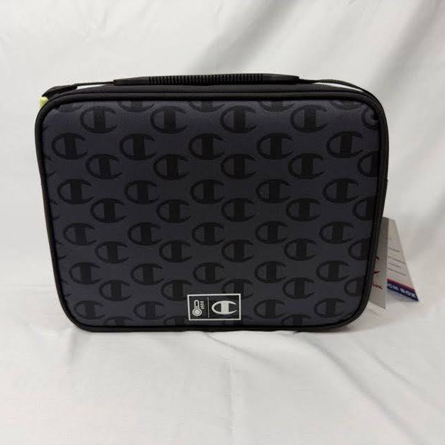 Champion Lunch Bag Black/Yellow Back