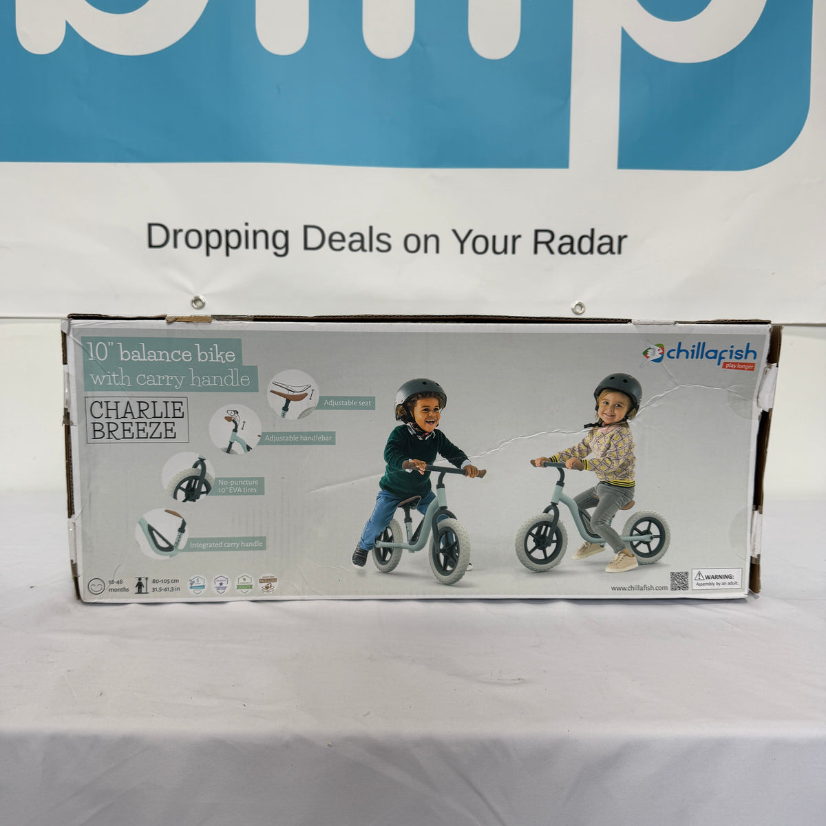 Chillafish Charlie Breeze Kids Balance Bike Box