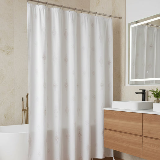 Threshold Diamond Dot Shower Curtain