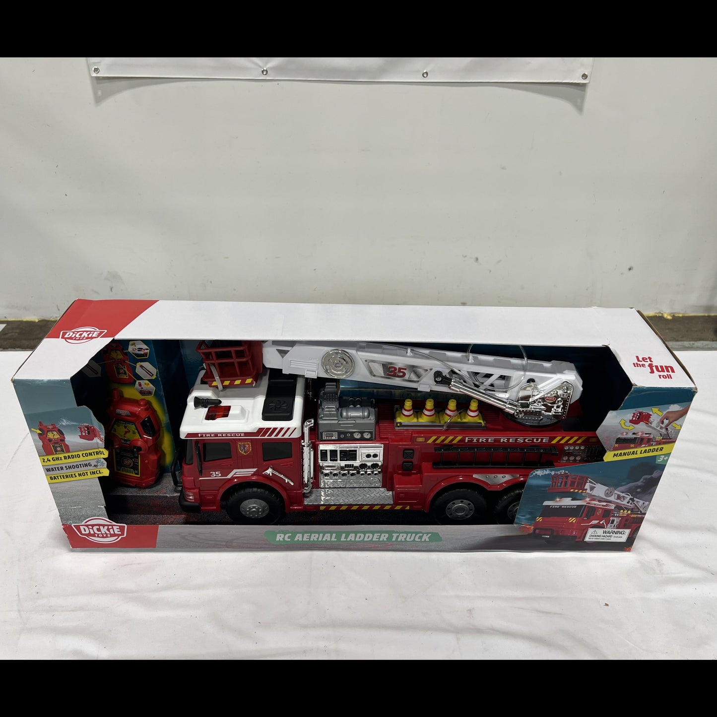 Dickie Toys 24 Inch Remote Control Fire Truck Box Top