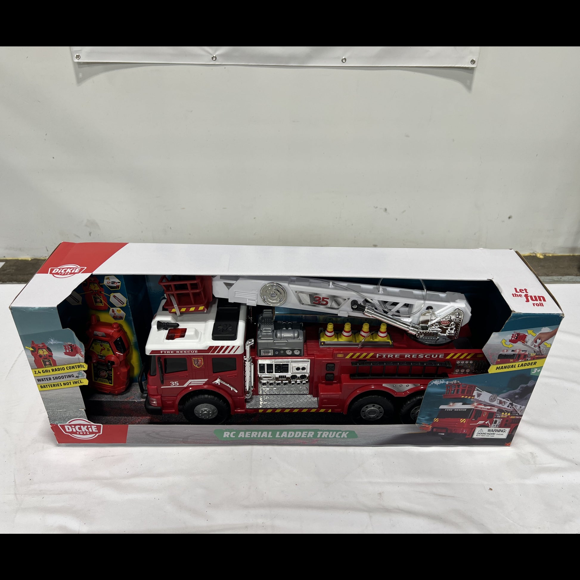 Dickie Toys 24 Inch Remote Control Fire Truck Box Top