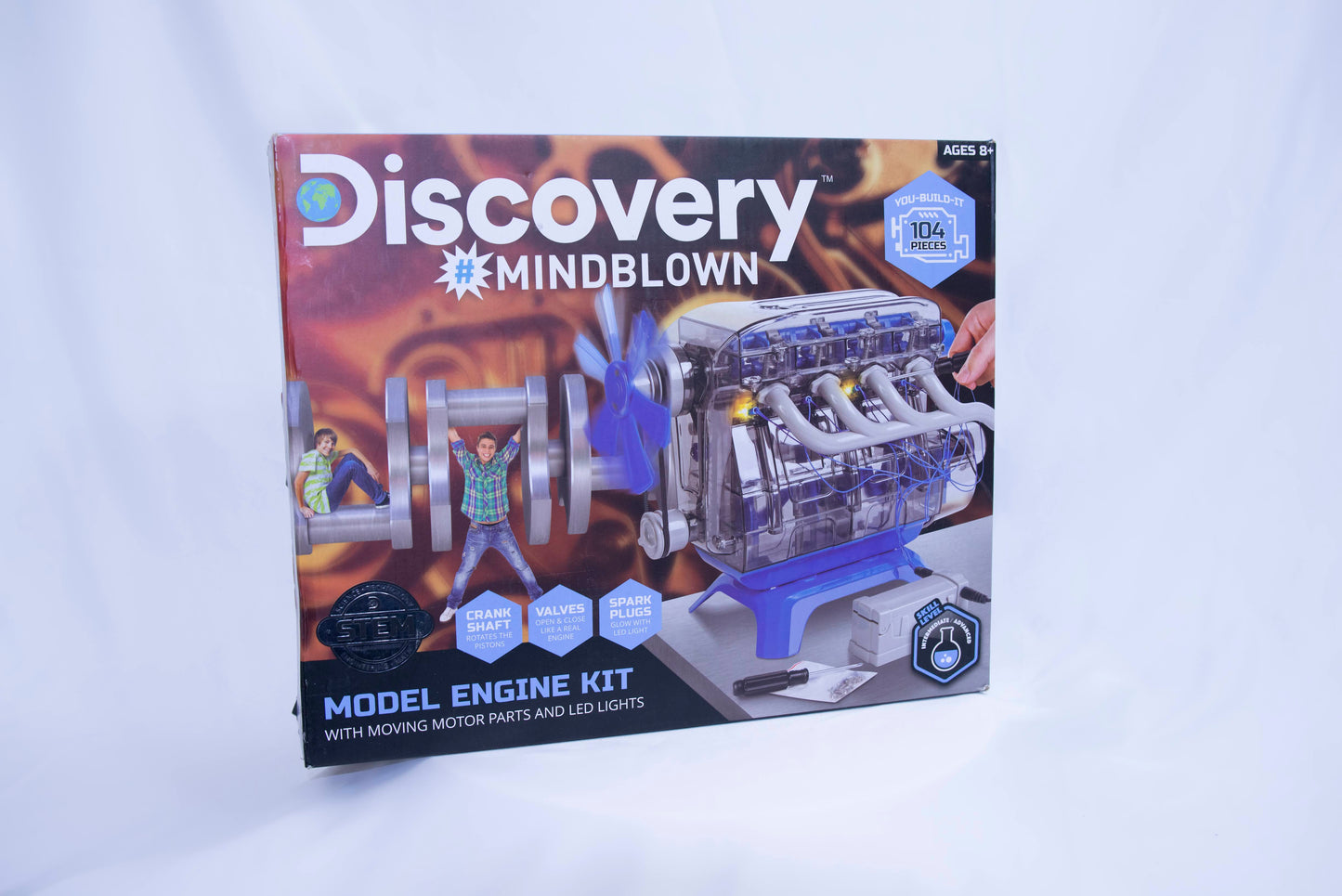 Discovery Kids Mindblown Model Engine Kit Box Front