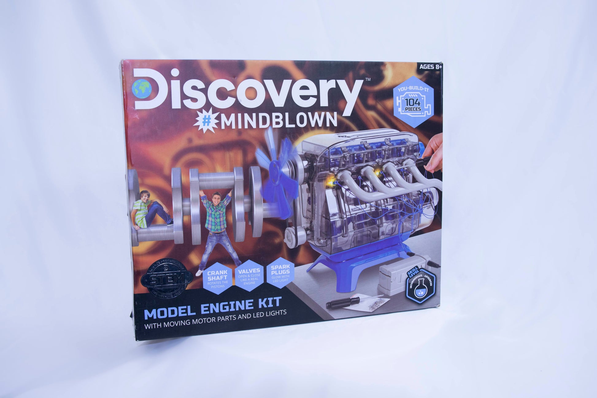 Discovery Kids Mindblown Model Engine Kit Box Front