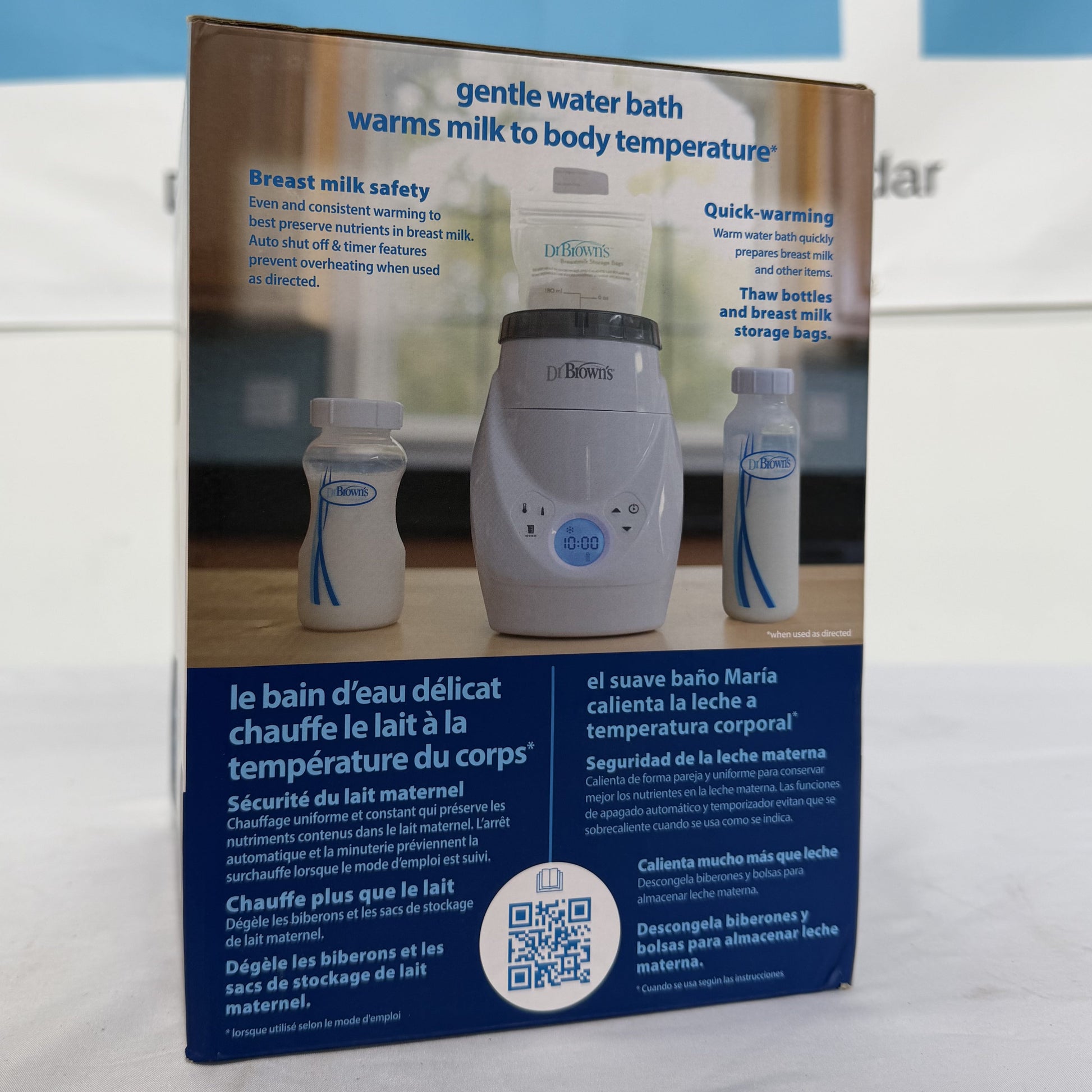 Dr. Browns MilkSPA Milk & Bottle Warmer Box Back
