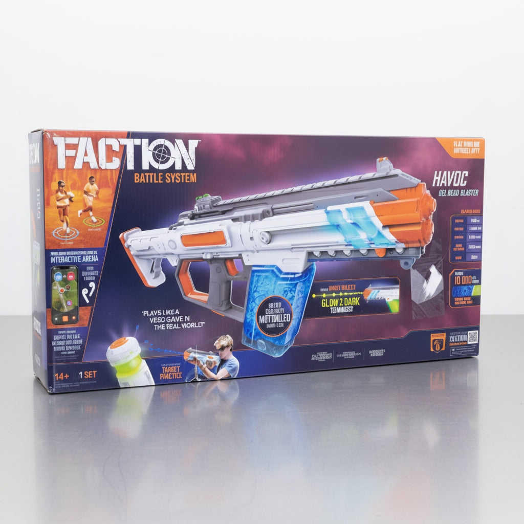 Faction Havoc Gel Bead Blaster Box Front