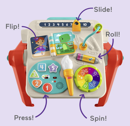 Fisher Price Laugh & Learn 4-in-1 Activity Table and Art Easel Play