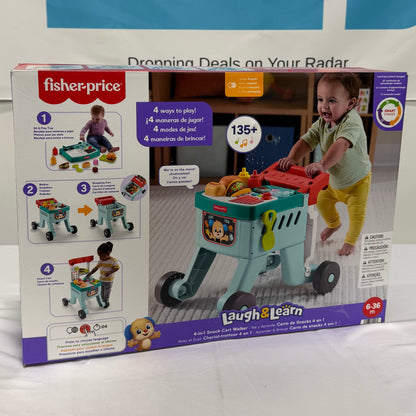 Fisher Price Laugh & Learn Snack Cart Box Front