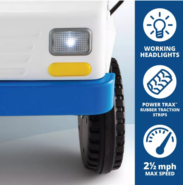 Flybar USPS Ride-On Truck Features