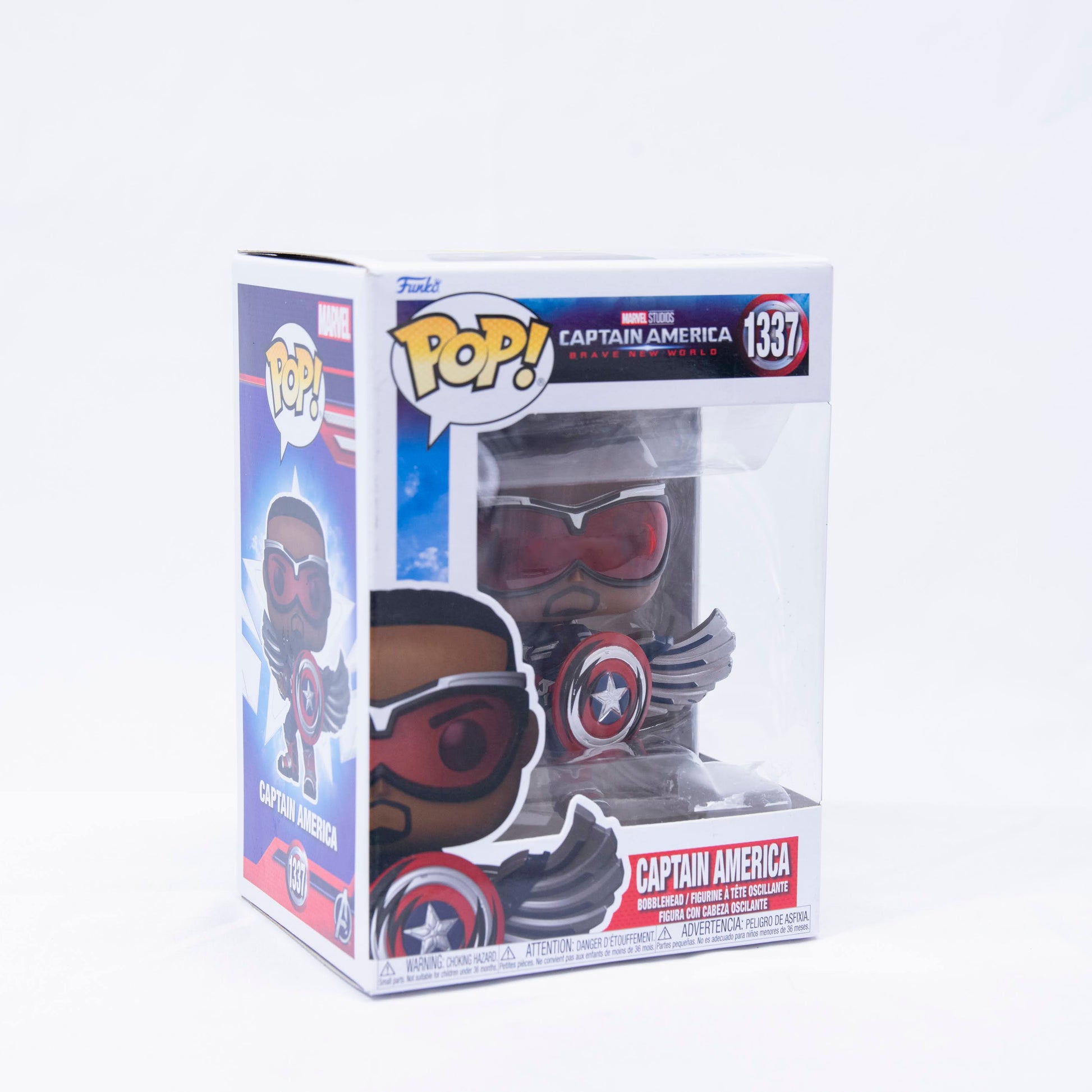 Captain America Sam Wilson Funko Pop Box