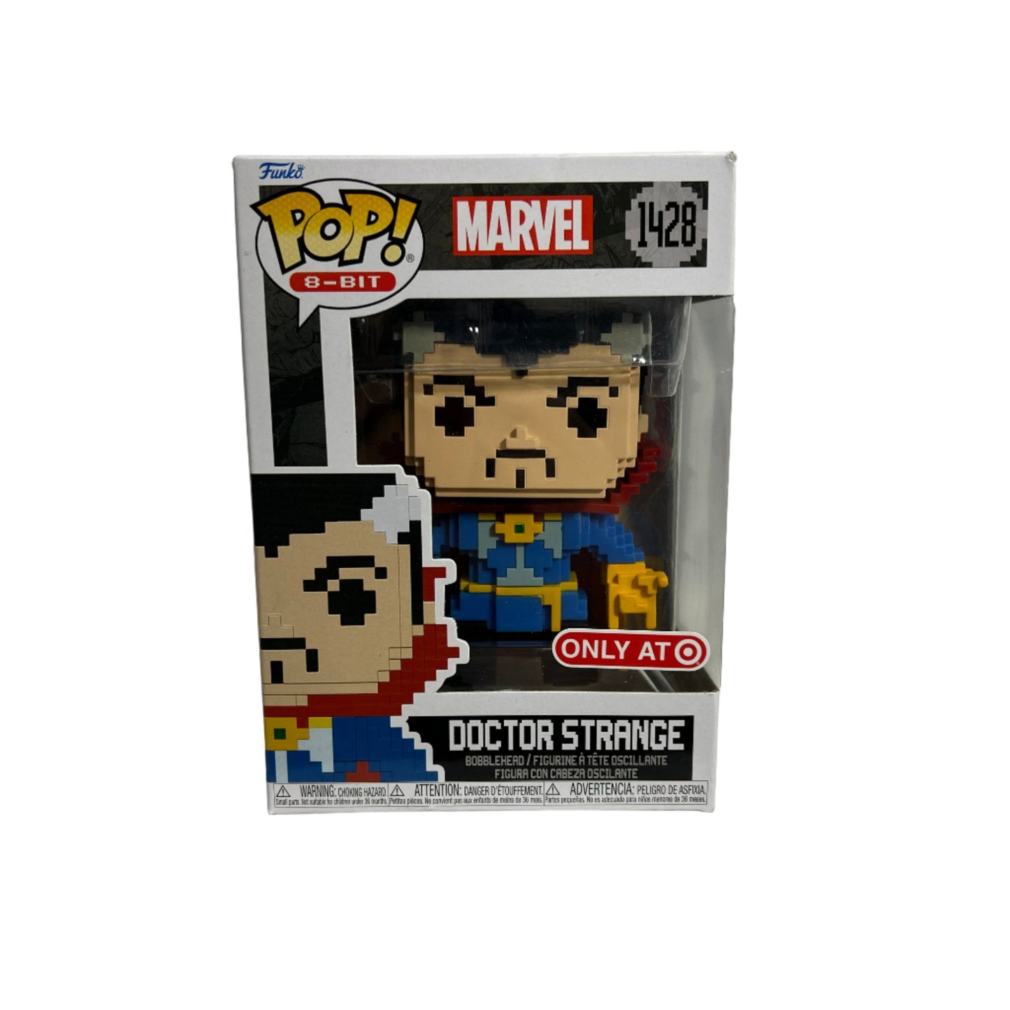 Funko Pop 8 Bit Dr Strange Box
