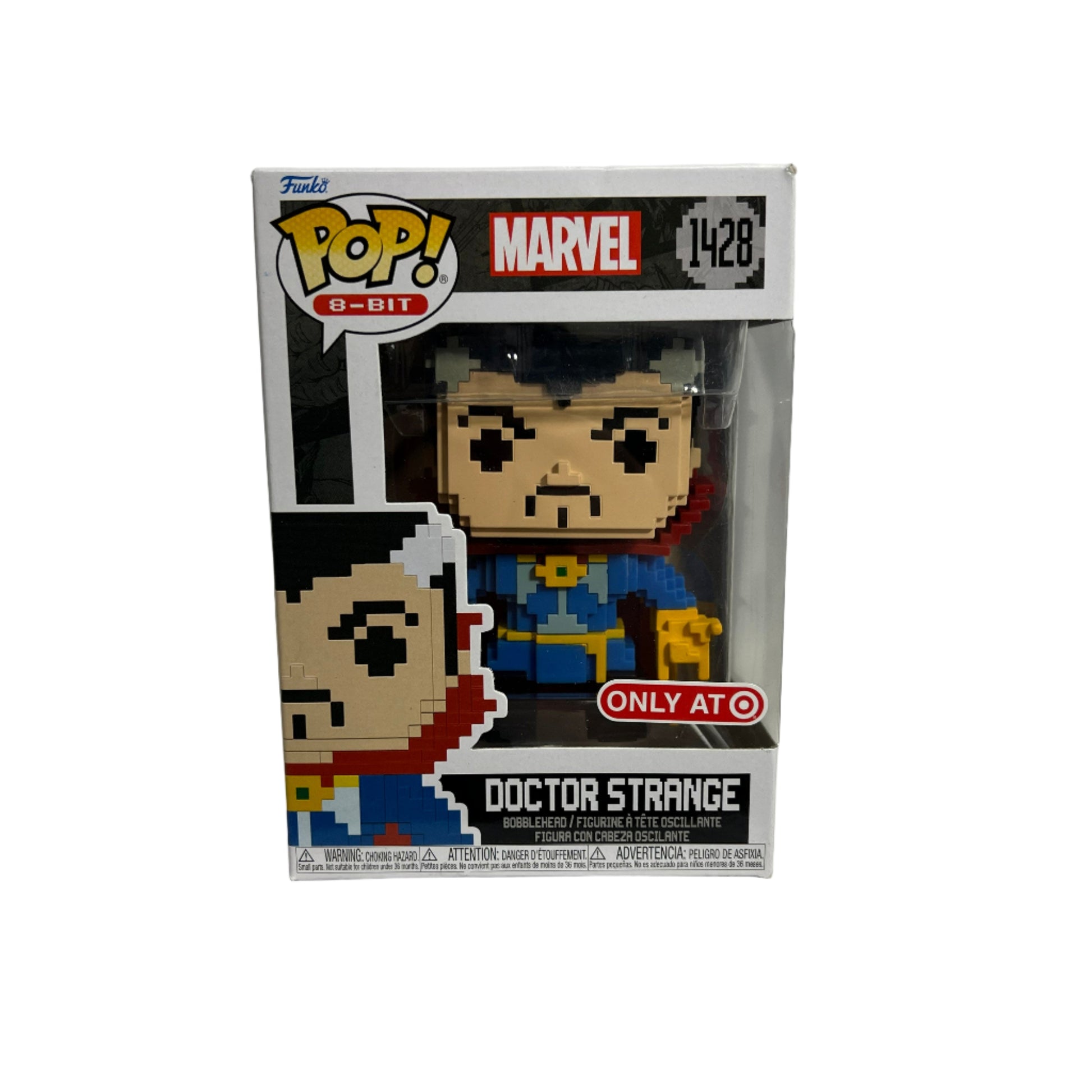 Funko Pop 8 Bit Dr Strange Box