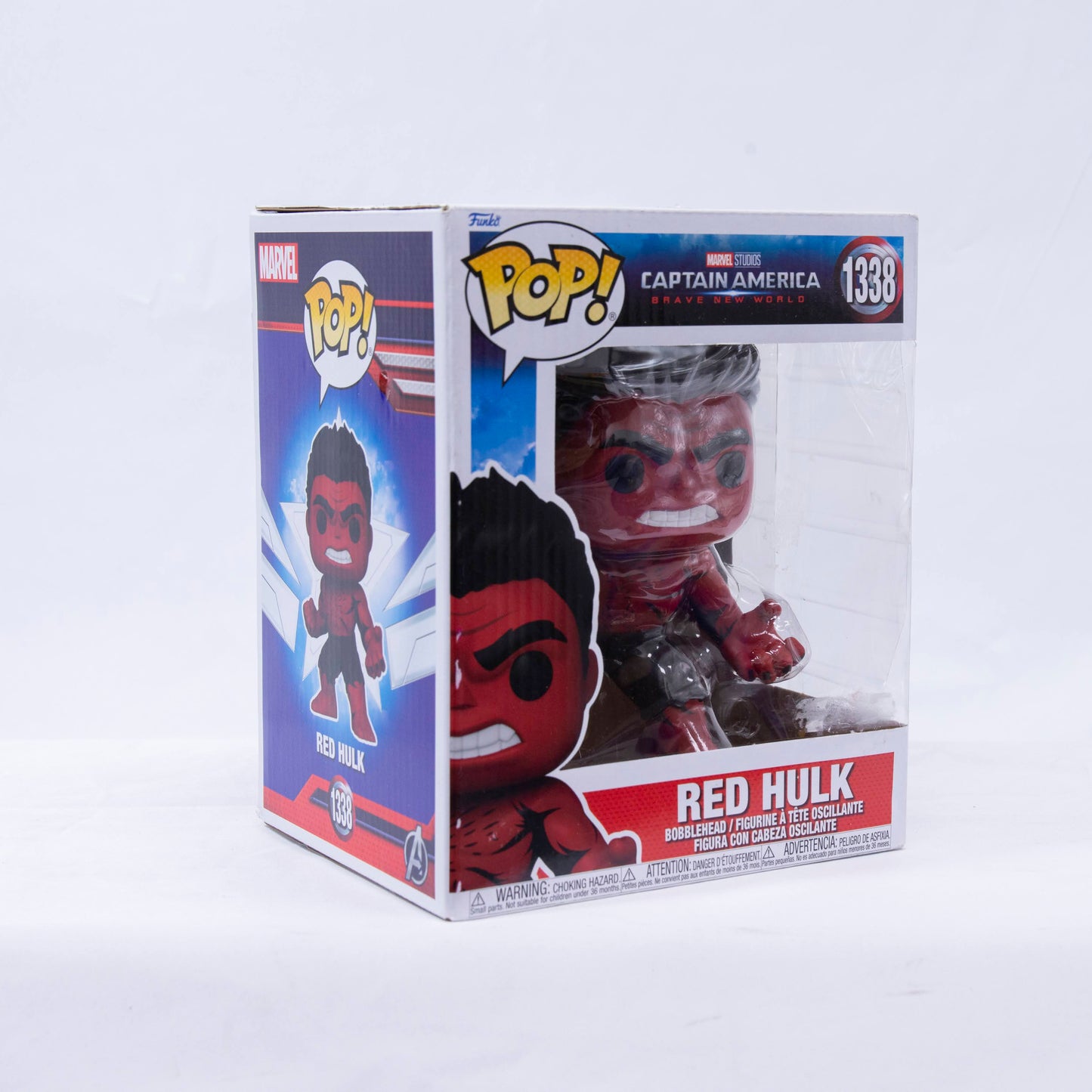 Funko Pop Red Hulk Box Side