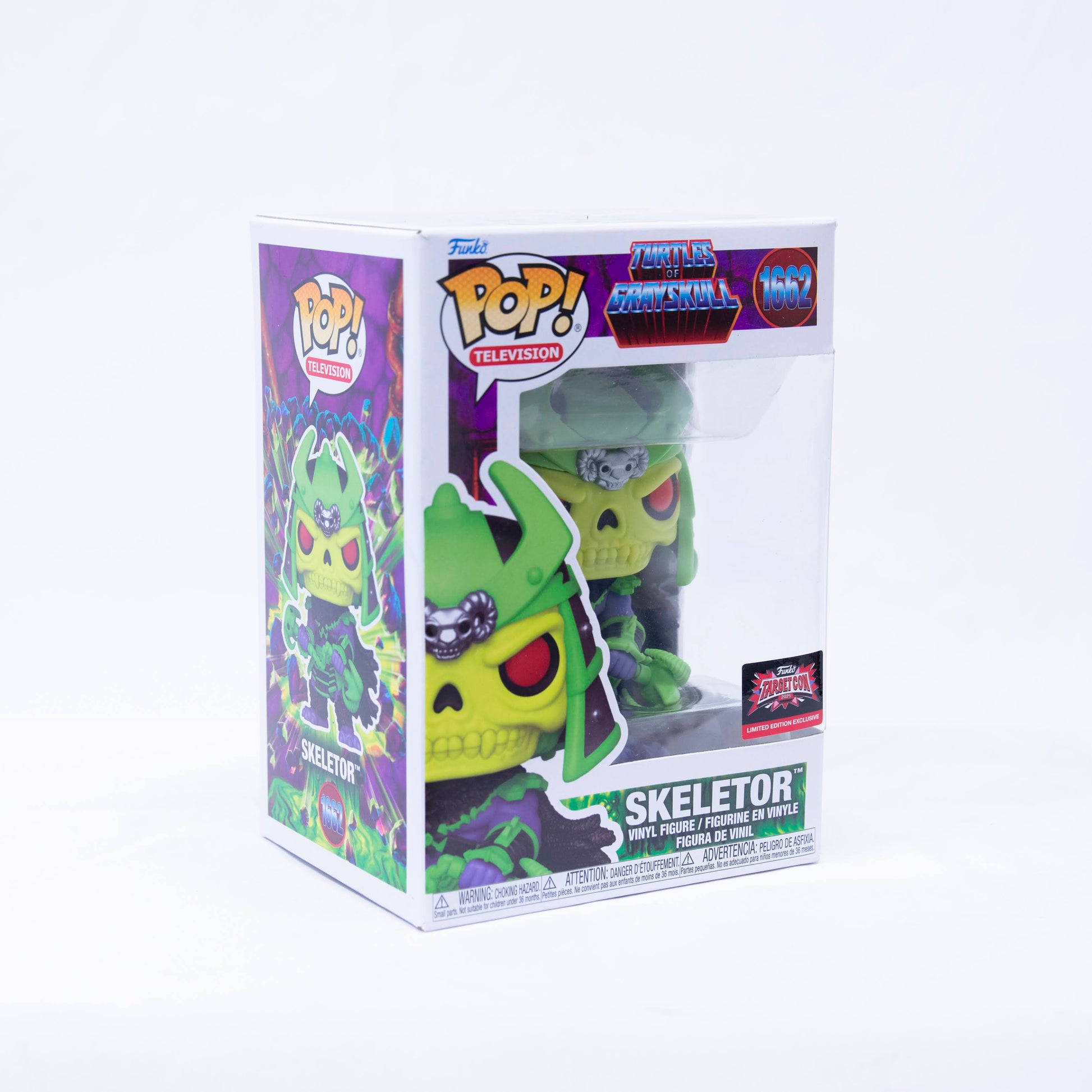 Funko Pop Skeletor TMNT Box Side