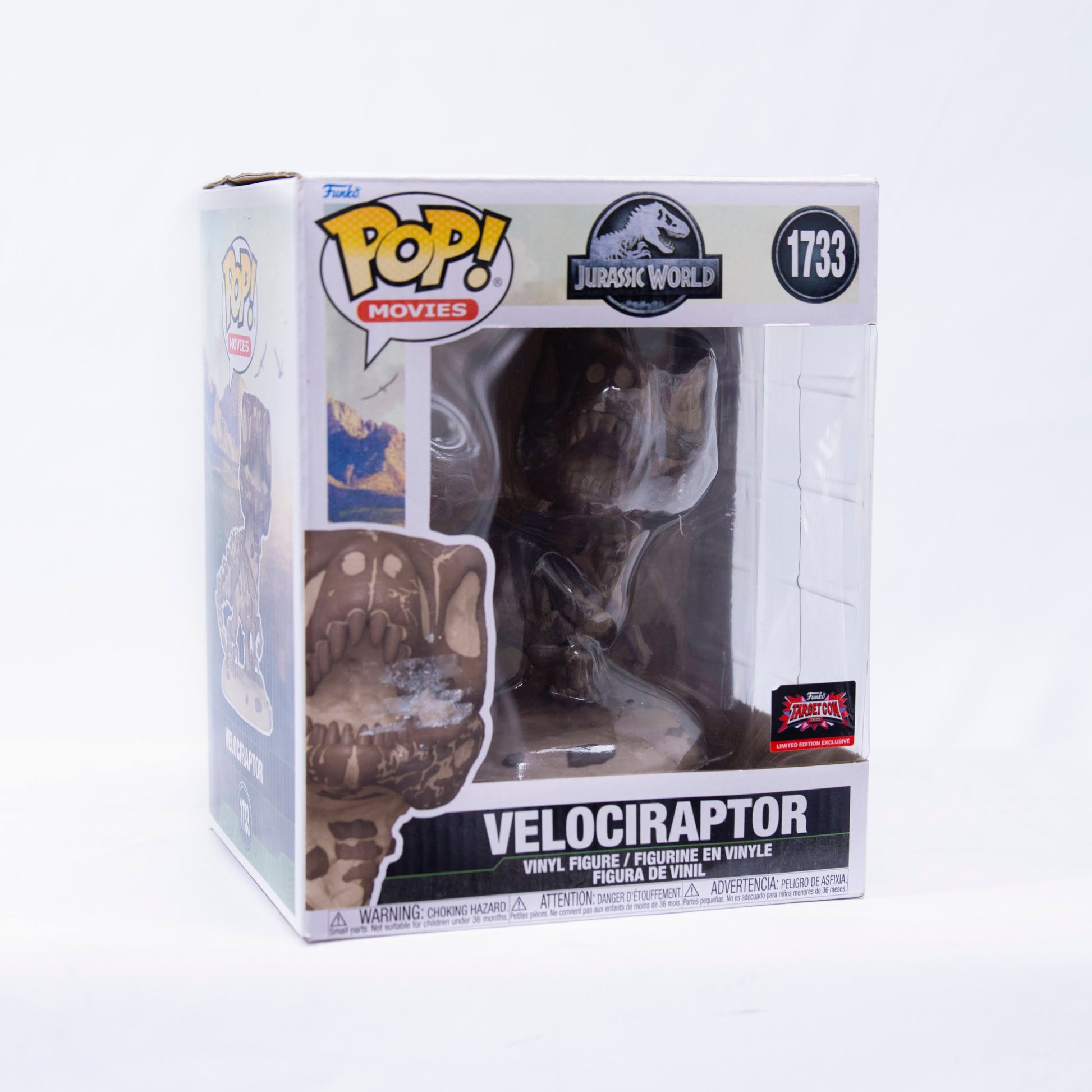 Funko Pop Jumbo Velociraptor Fossil Box