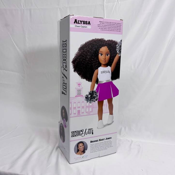 HBCyoU Cheer Doll Alyssa Box Back