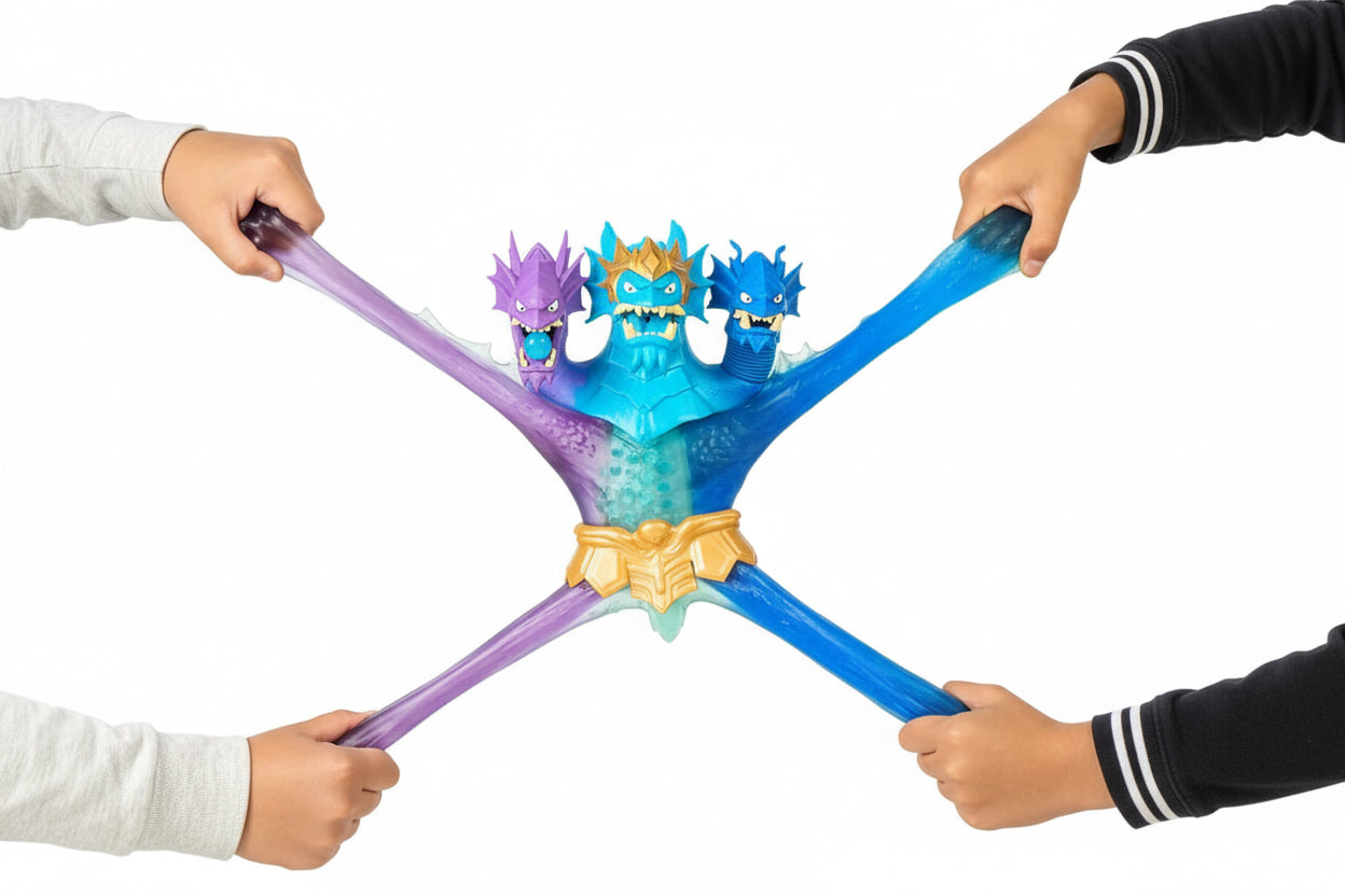 Heros of Goo Jit Zu King Hydra Figure Stretch