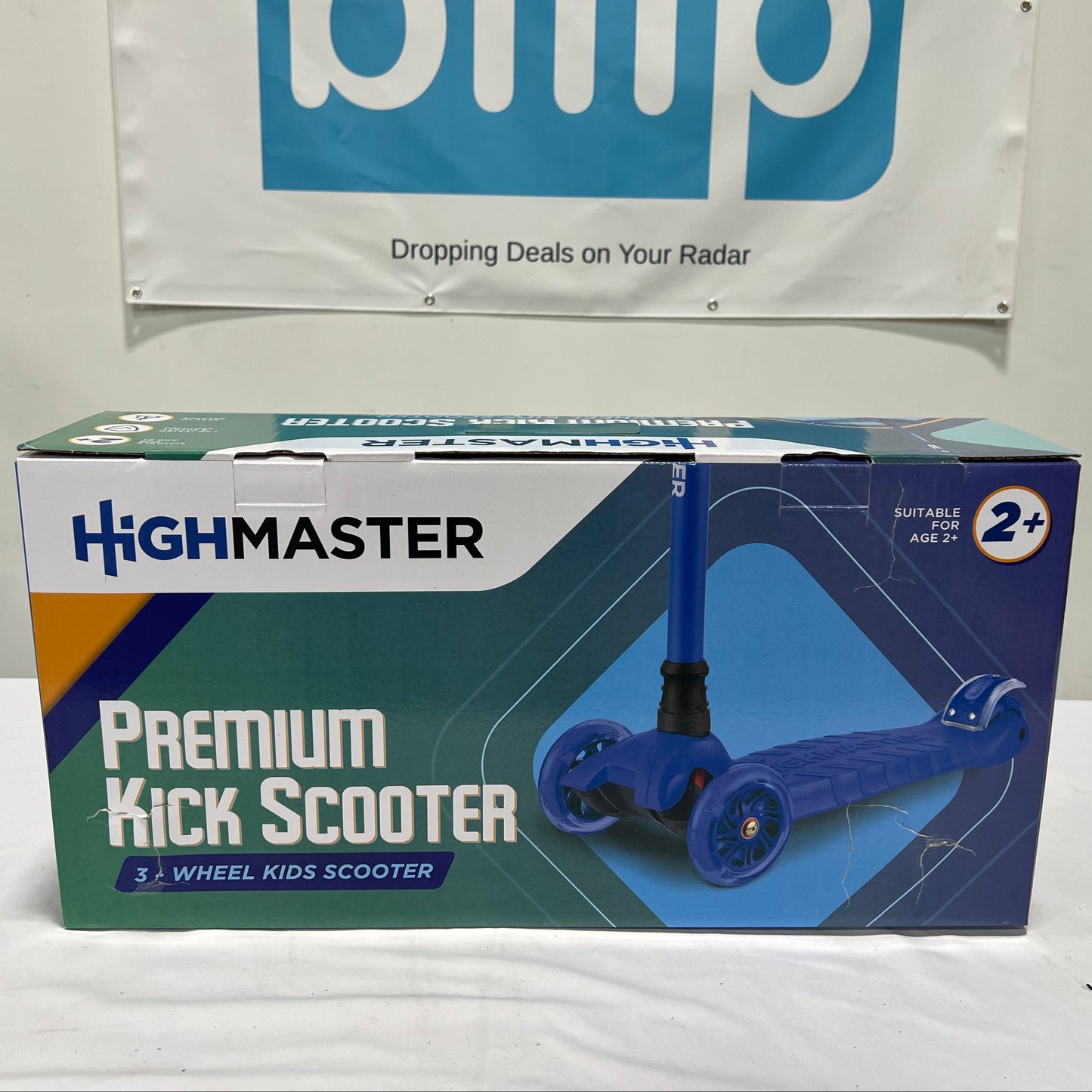 Highmaster 3-wheel Toddler Scooter Box Front