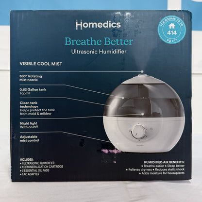 Homedics Ultrasonic Humidifier