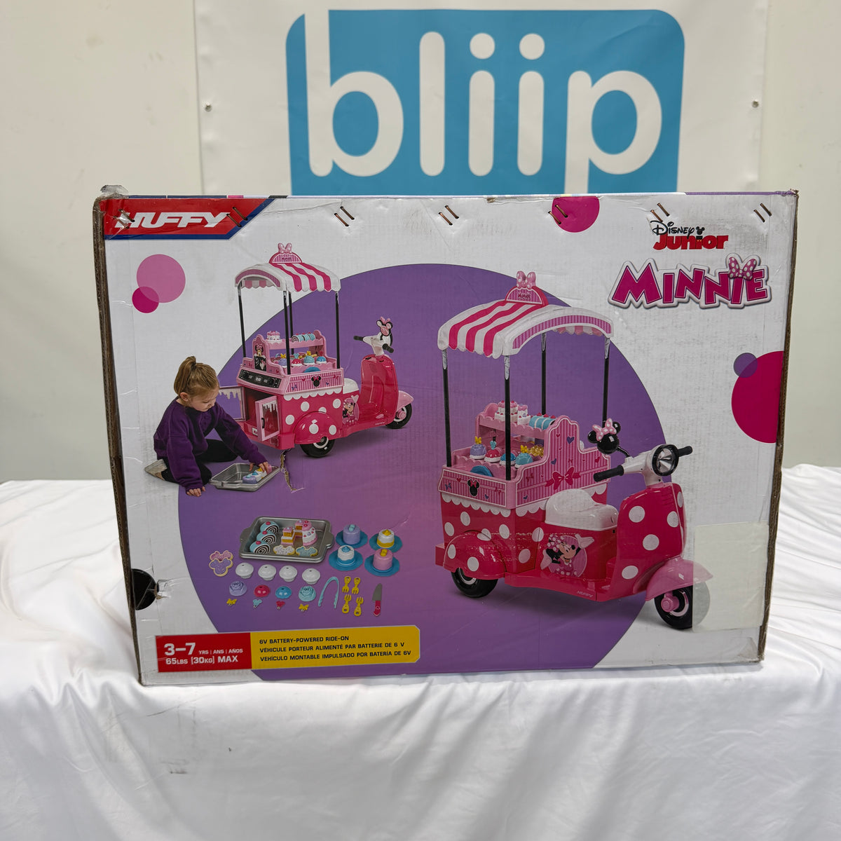 Huffy Disney Minnie Mouse Bakery Cart Box