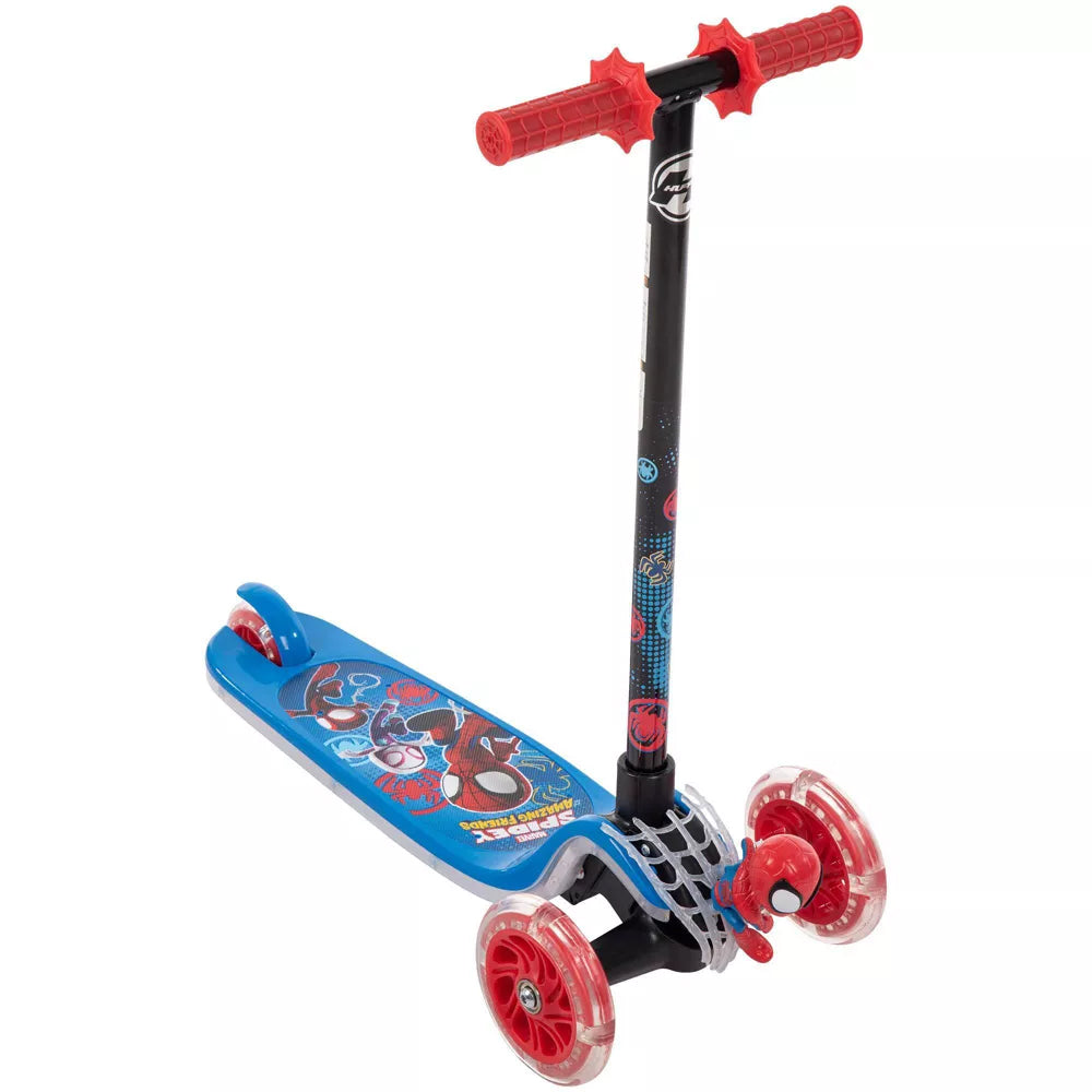 Huffy Marvel Spidey 3 Wheel Scooter Front No Lights