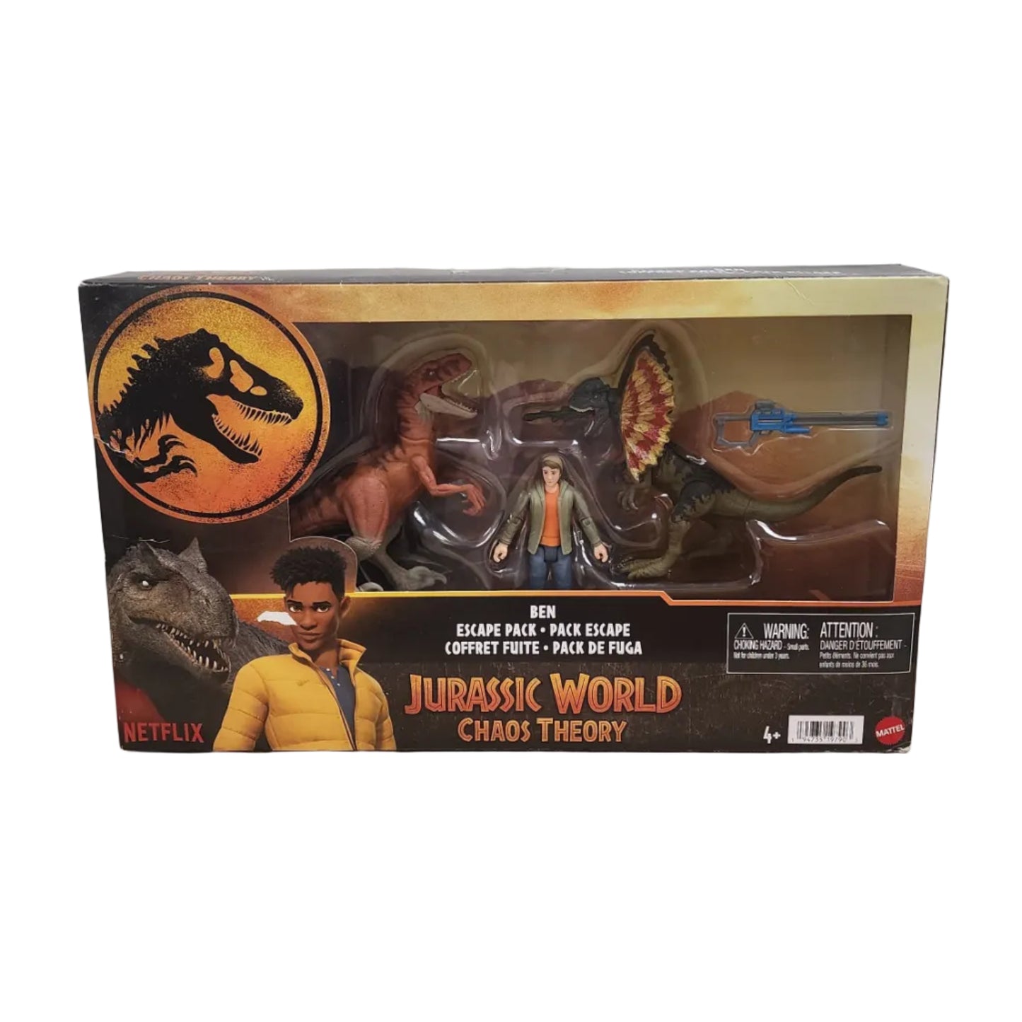 Jurassic World Chaos Theory Ben Dinosaur Pack Box Front