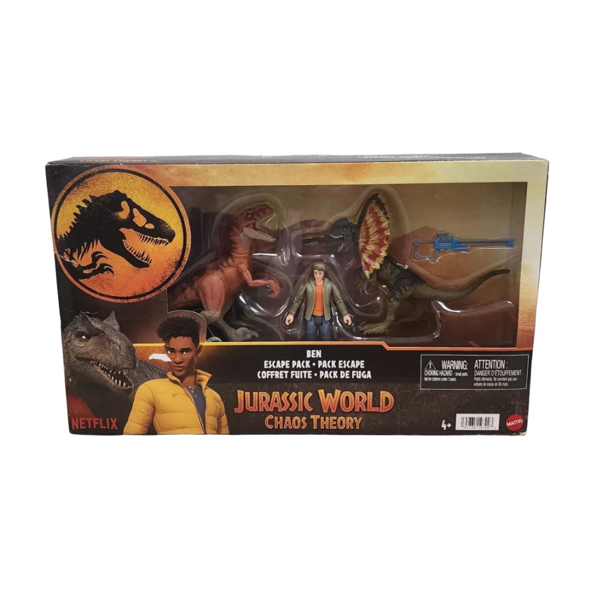 Jurassic World Chaos Theory Ben Dinosaur Pack Box Front