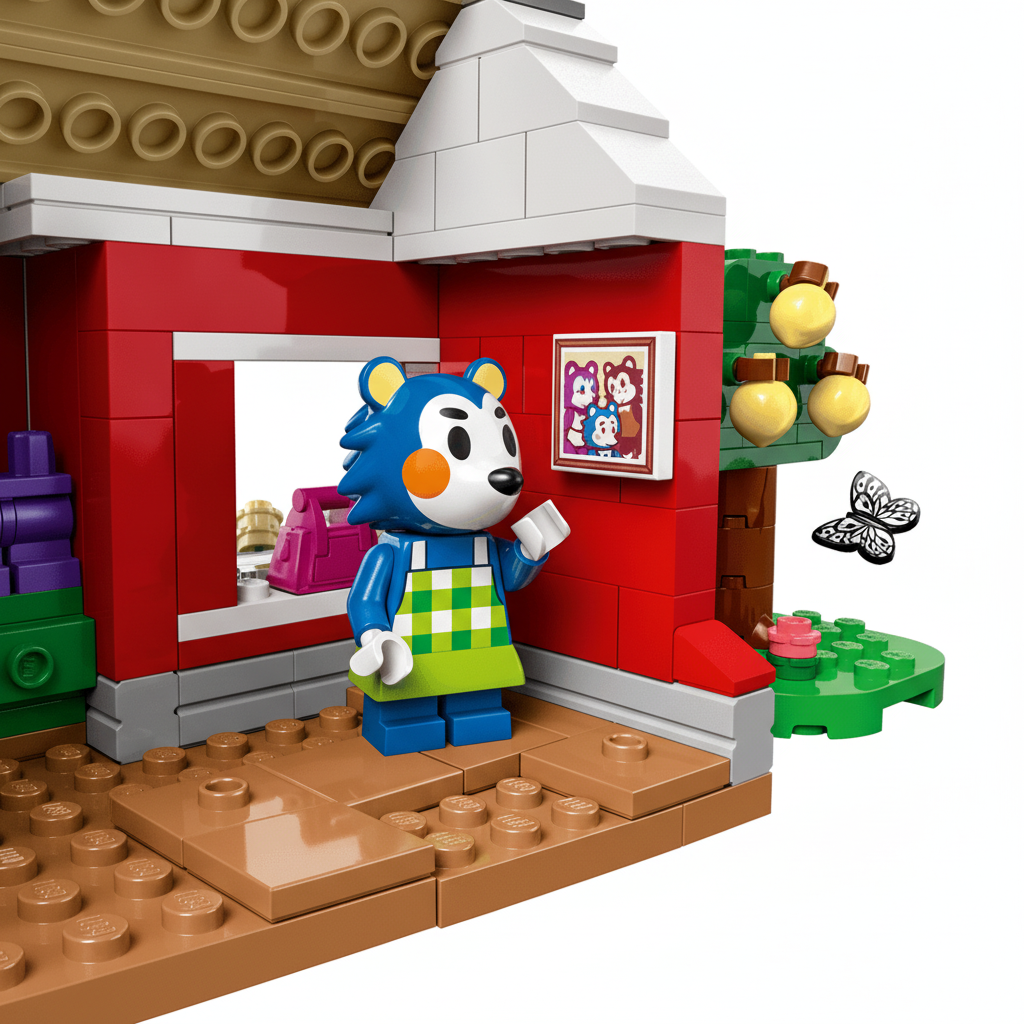Lego Animal Crossing Clothing Shop Inside