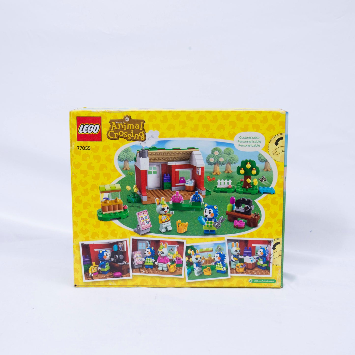 Lego Animal Crossing Clothing Box Back