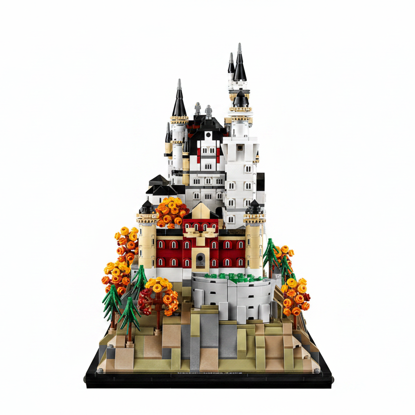 Lego Architecture Neuschwanstein Castle Front