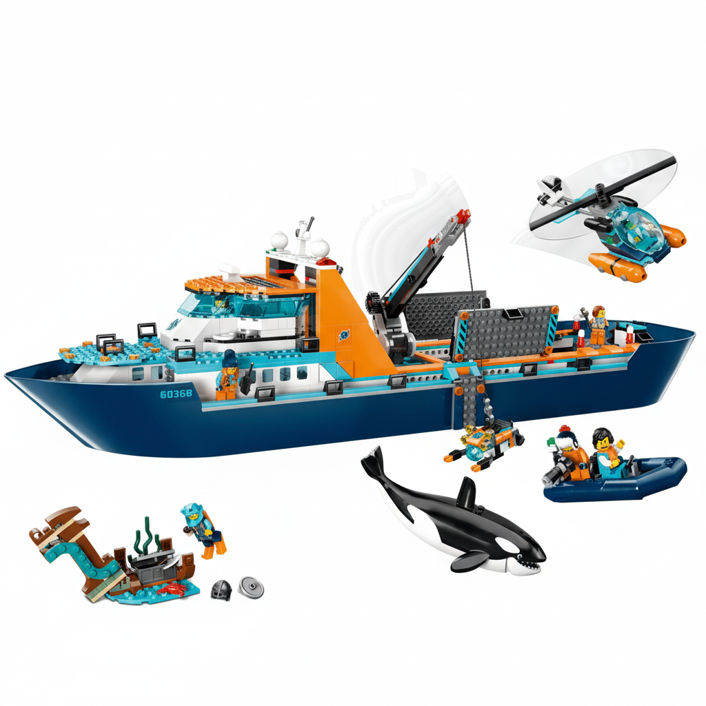 Lego City Arctic Explorer Ship Set