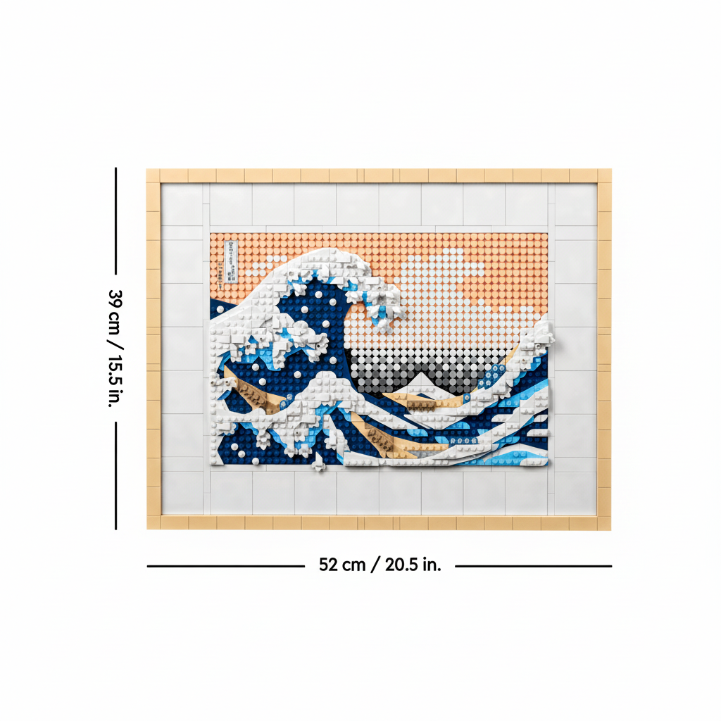 Lego Art The Great Wave Dimensions