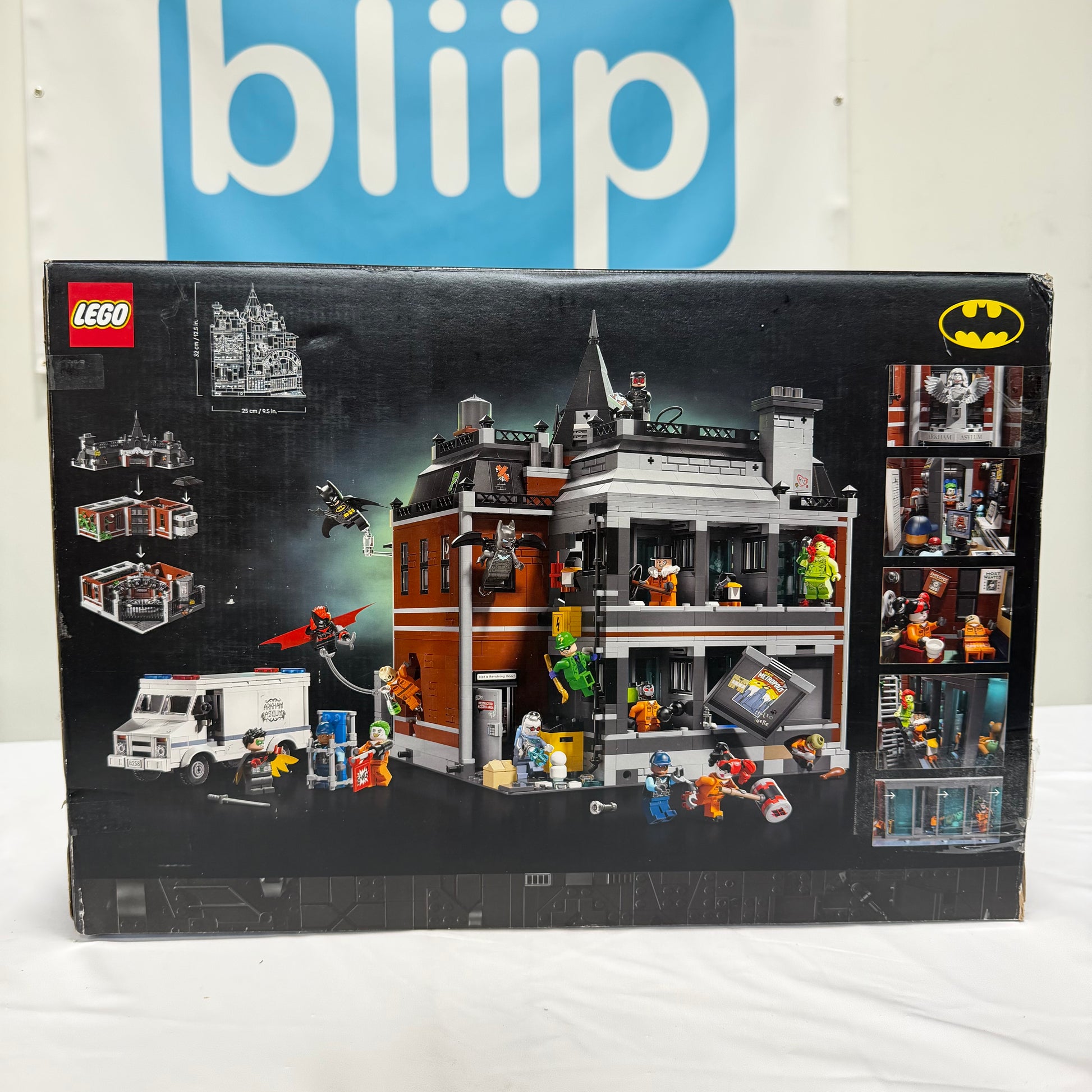 Lego Batman Arkham Asylum Box Back