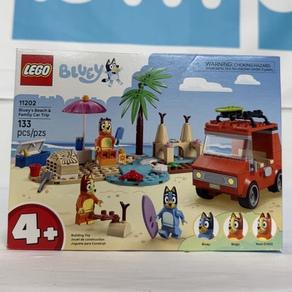 Lego Bluey Beach and Family Car Trip Box Front