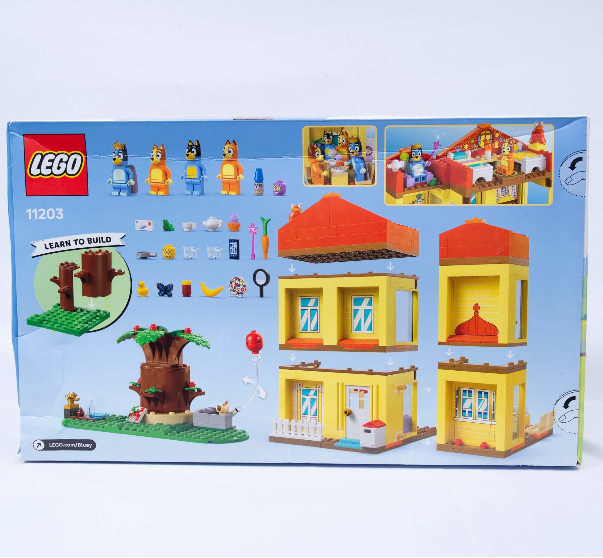 Lego Bluey Family House Box Back