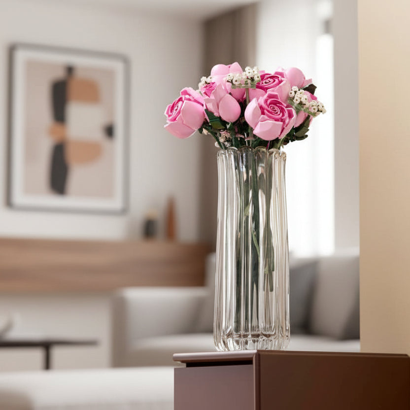 Lego Botanicals Pink Roses Lifestyle