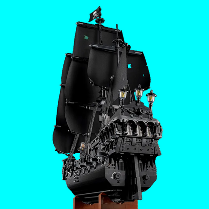 Lego Captain Jack Sparrow Pirate Ship Back View
