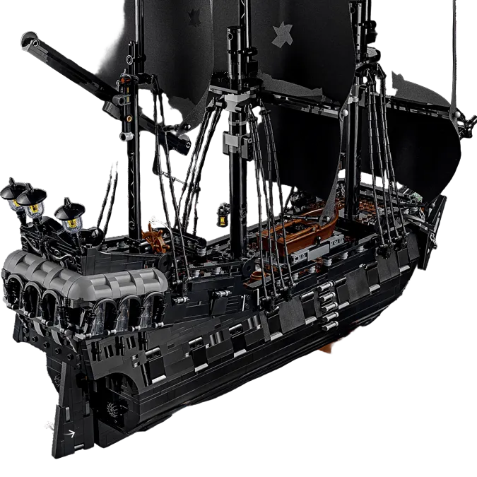 Lego Captain Jack Sparrow Pirate Ship Side View