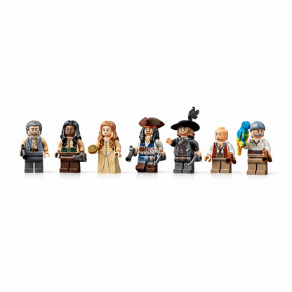 Lego Captain Jack Sparrow Pirate Ship Figures