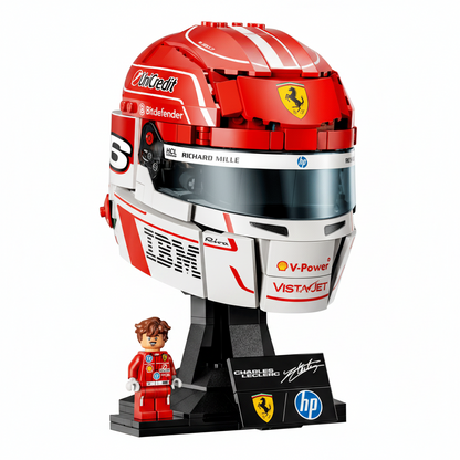 Lego Editions Charles LeClerc Helmet Display