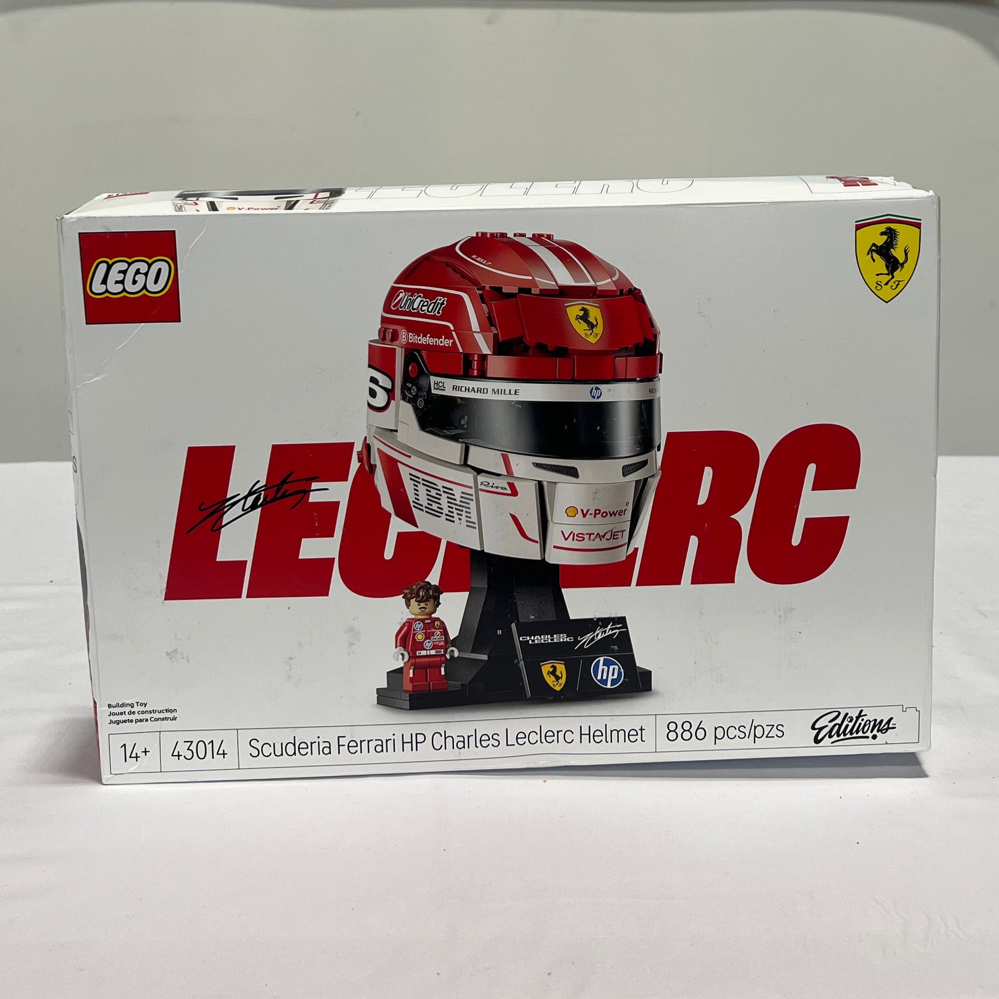 Lego Editions Charles LeClerc Helmet  Box Front