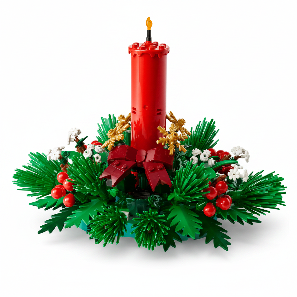 Lego Christmas Table Decoration