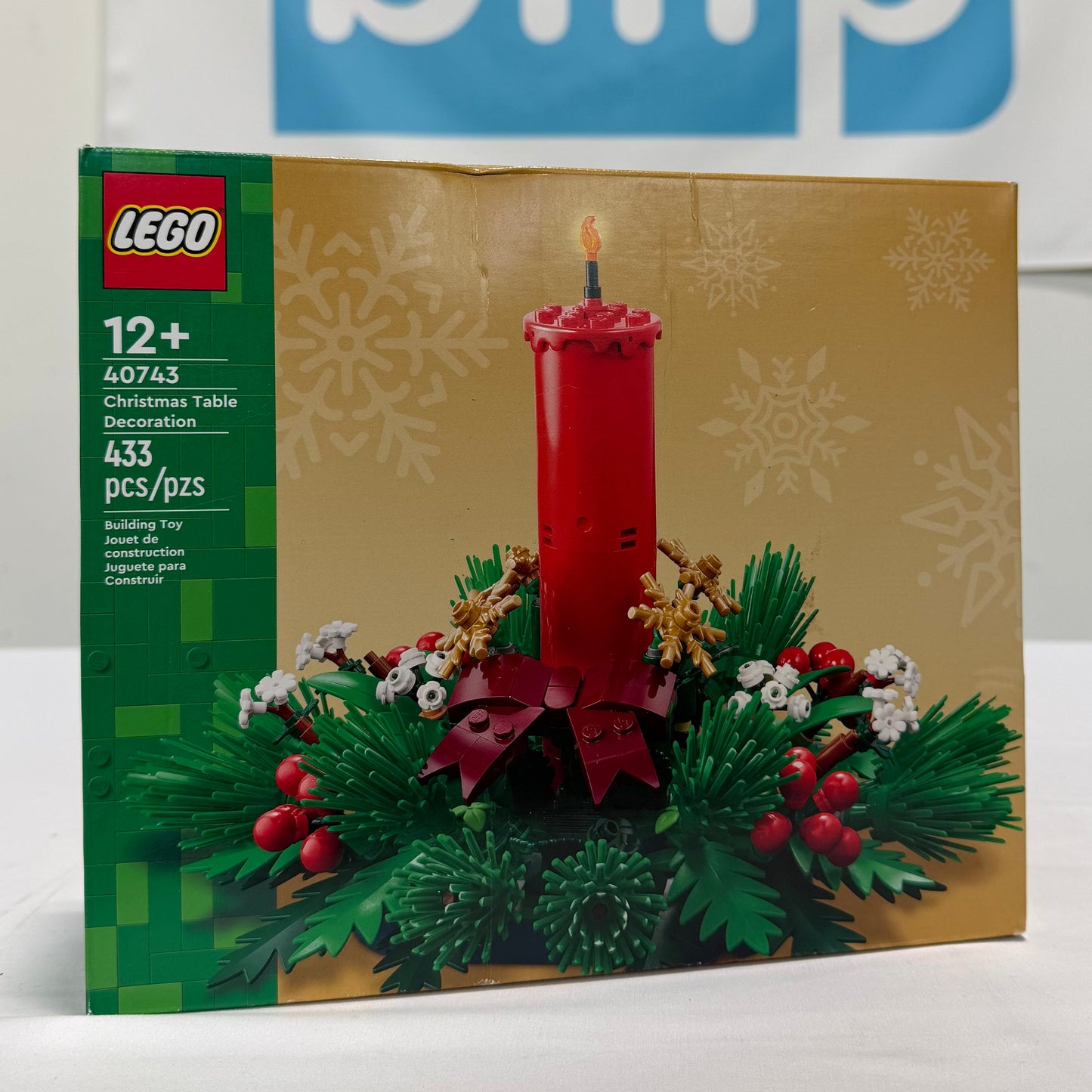 Lego Christmas Table Decoration Box Front