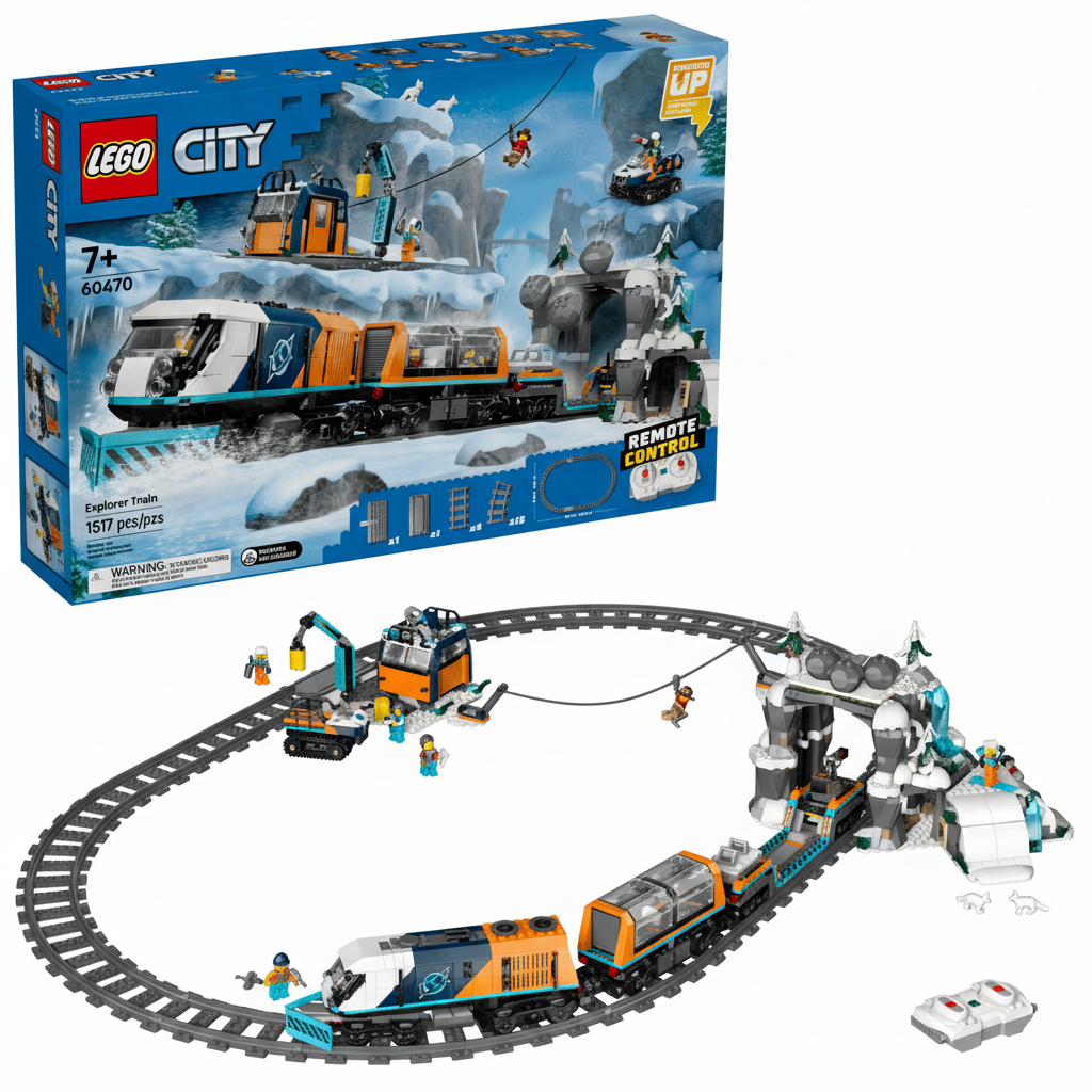 Lego City Arctic Explorer Train Remote Control