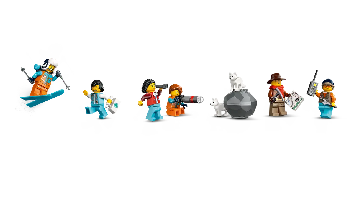 Lego City Arctic Explorer Train Remote Control Figures