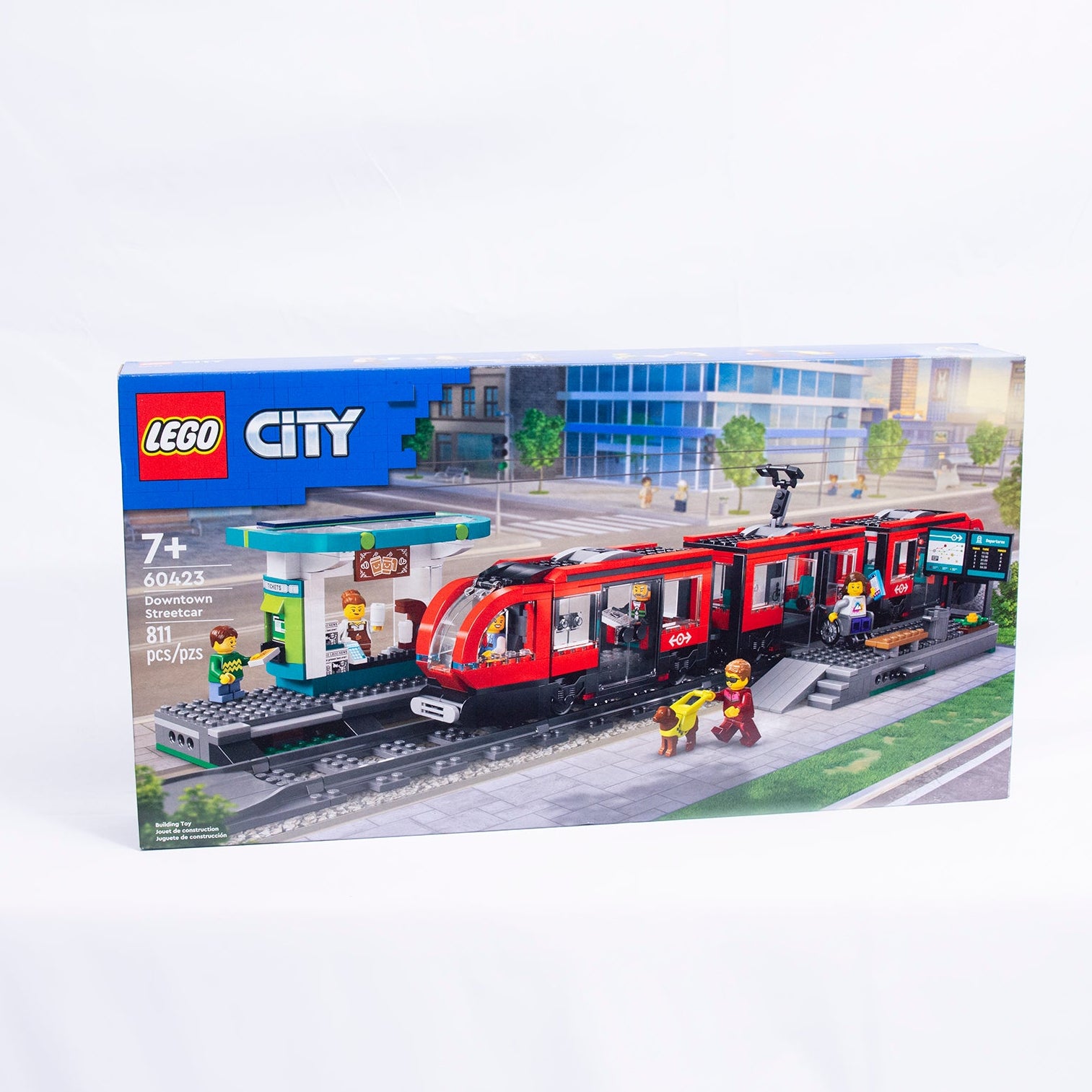Lego City Downtown Streetcar Box Front