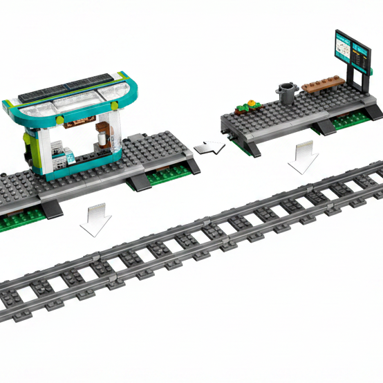 Lego City Downtown Streetcar Platform