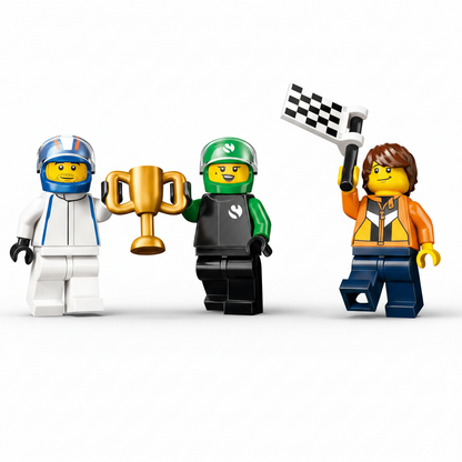 Lego City F1 Grid Figures
