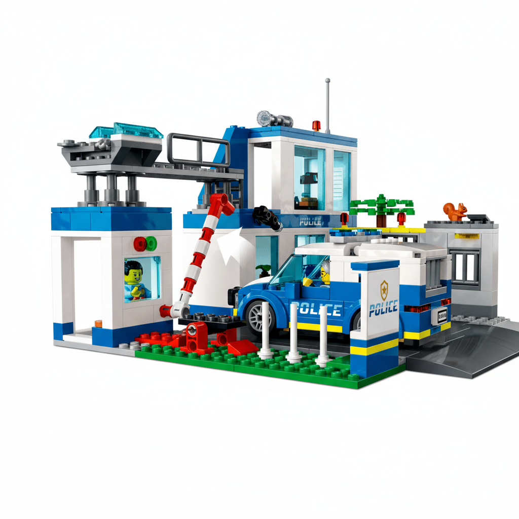 Lego City Police Station Gate