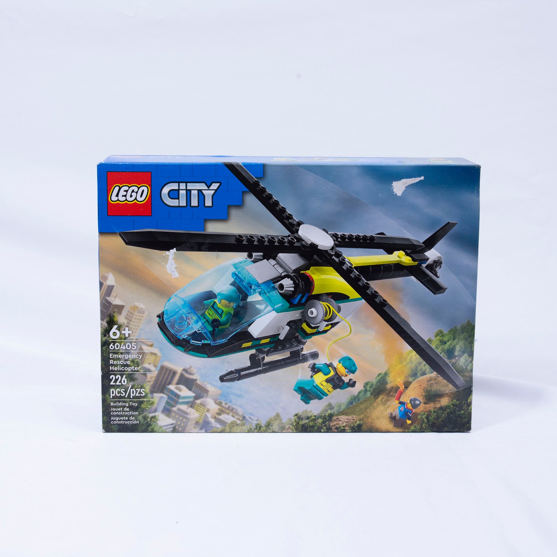 Lego City Emergency Rescue Helicopter Box Front